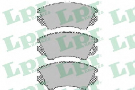 05P1467 LPR Тормозные колодки дисковые