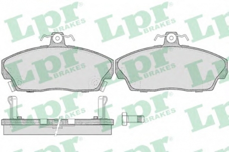 05P430 LPR Комплект гальмівних колодок