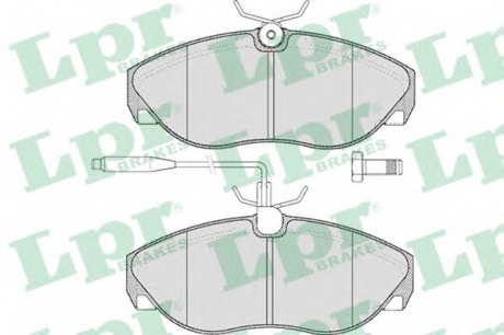 05P493 LPR Тормозные колодки дисковые