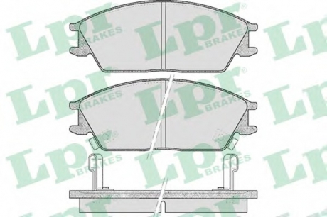 05P542 LPR Тормозные колодки дисковые