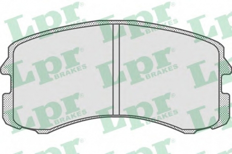 05P826 LPR Комплект гальмівних колодок з 4 шт. дисків