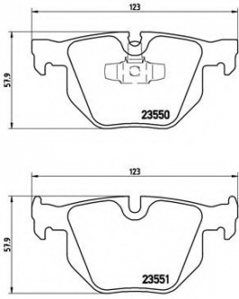 P06039 Brembo Тормозные колодки дисковые