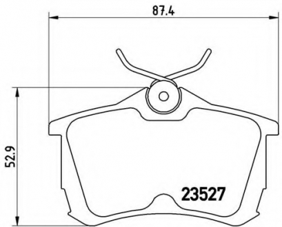 P28030 Brembo Гальмівні колодки дискові