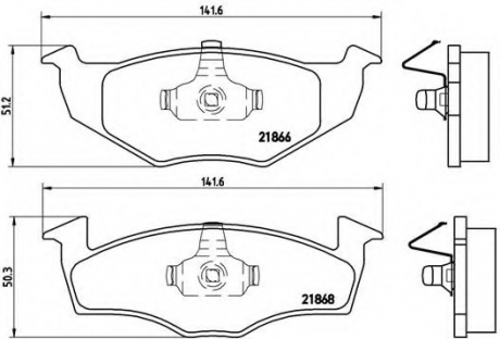 P85025 Brembo Тормозные колодки дисковые