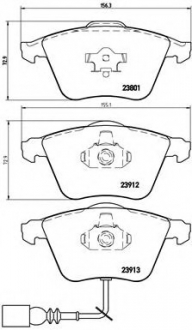 P85079 Brembo Колодки гальмівні дискові