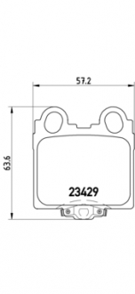 P83045 Brembo Тормозные колодки дисковые