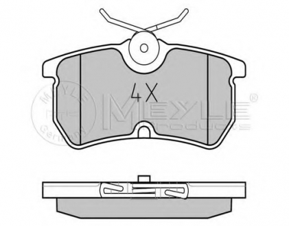 025 233 5314 Meyle Тормозные колодки дисковые