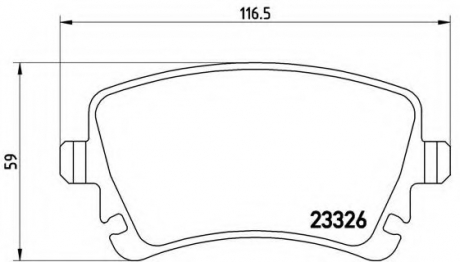 P85083 Brembo Тормозные колодки дисковые