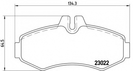 P50031 Brembo Гальмівні колодки дискові