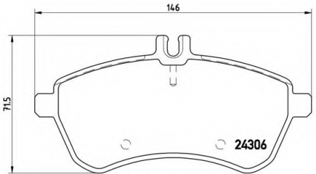 P50067 Brembo Гальмівні колодки дискові