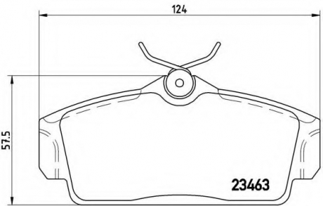 P56036 Brembo Гальмівні колодки дискові