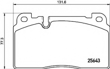 P85133 Brembo Гальмівні колодки дискові