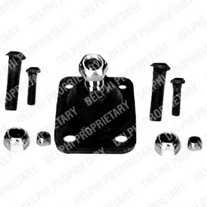 Шарова опора,передня вісь TC338