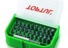 GAAW3101 Toptul Набор бит 1/4" SL;PH;PZ;TORX;HEX +магнитный держатель 31ед.(TOPTUL) (фото 3)