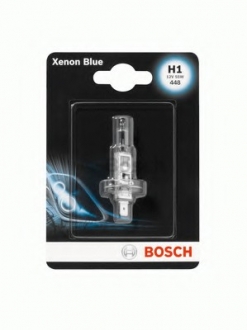1987301011 Bosch Лампа розжарювання H1 12V 55W P14,5s XENON BLUE (вир-во Bosch)