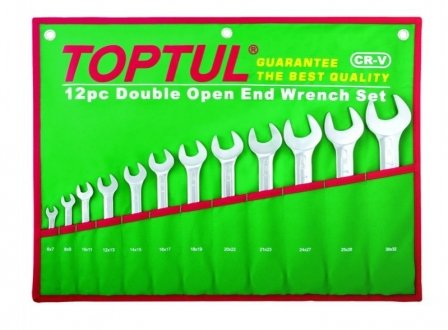 GAAA1206 Toptul Набор рожковых ключей 12 шт. 6-32 GAAA1206(TOPTUL)