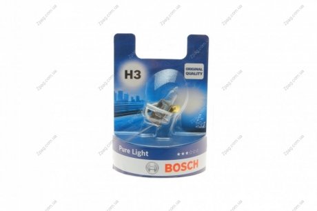 1987301006 Bosch Лампа розжарювання 12V 55W H3 PURE LIGHT (вир-во BOSCH)