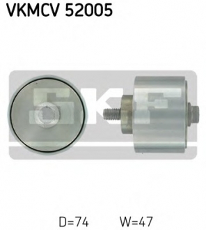 VKMCV 52005 SKF Ролик APV1060 D=74, W=47