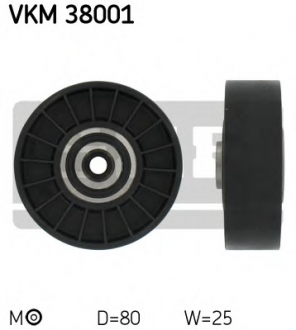 VKM 38001 SKF Натяжной ролик, поликлиновой ремень (Пр-во SKF)