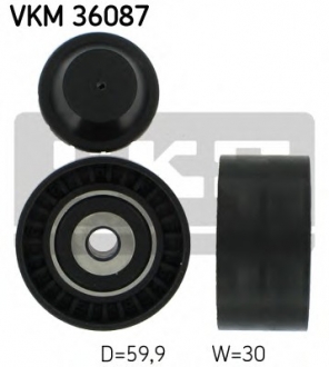 VKM 36087 SKF Натяжний ролик, поліклінового ременя (Вир-во SKF)