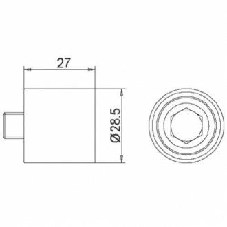 GT60510 GMB  Ролик натяжной GMB