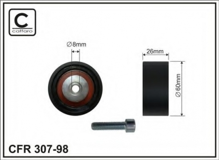 307-98 CAFFARO Направляющий ролик