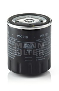 WK 716 MANN Фильтр топливный (пр-во MANN)