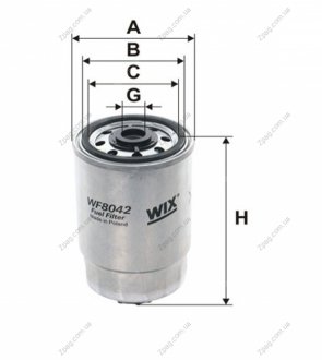 WF8042 WIXFILTRON Фільтр паливний