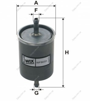 WF8033 WIXFILTRON Фільтр паливний
