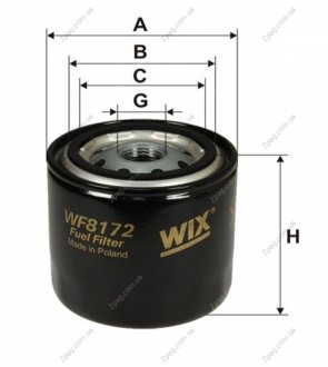 WF8172 WIXFILTRON Фільтр паливний