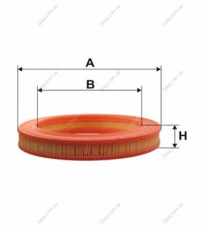 WA6596 WIXFILTRON Фільтр повітряний MB W201 WA6596/AR204/1 (вир-во WIX-FILTERS)