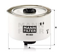 WK 8022 X MANN Фильтр топливный (пр-во MANN)