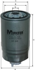 DF326 MFILTER Фільтр палив. DUCATO, IVECO (TRUCK) (вир-во M-filter)