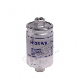 H138WK HENGST Фільтр паливний ВАЗ 2107, 08, 09, 99, 11, 12, 21 (інж.) (вир-во HENGST)