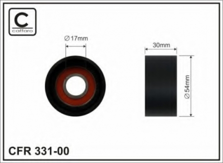 331-00 CAFFARO Ролик натяжителя