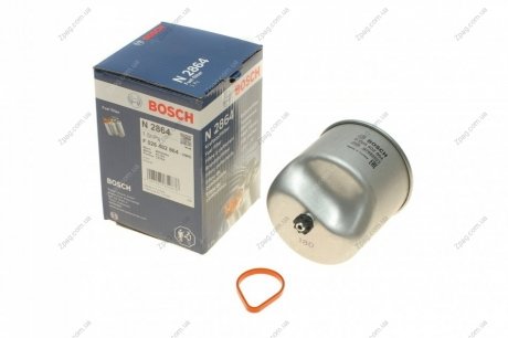 F026402864 Bosch Фильтр топливный FORD 1.4-1.6 TDCI 08-, VOLVO 1.6 D2 10- (пр-во BOSCH)