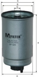 DF325 MFILTER Фільтр палив. FORD TRANSIT (вир-во M-Filter)