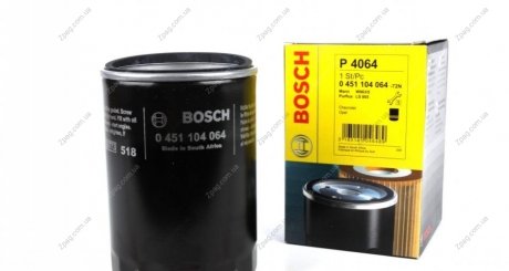 0 451 104 064 Bosch Фильтр масляный двигателя CHEVROLET CAMARO, CORVETTE (пр-во BOSCH)
