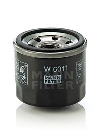 W 6011 MANN Фильтр масляный двигателя SMART FORTWO 1.0 07- (пр-во MANN)