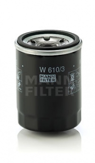 W 610/3 MANN Фильтр масляный двигателя (пр-во MANN)