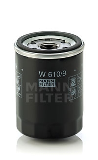 W 610/9 MANN Фильтр масляный двигателя (пр-во MANN)