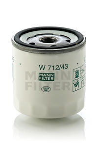 W 712/43 MANN Фильтр масляный двигателя (пр-во MANN)