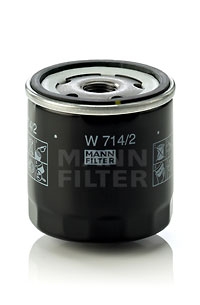 W 714/2 MANN Фильтр масляный двигателя (пр-во MANN)