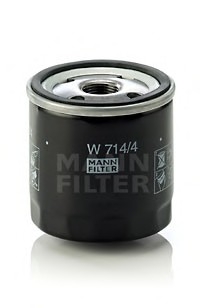 W 714/4 MANN Фильтр масляный двигателя (пр-во MANN)
