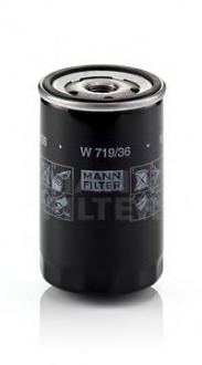 W 719/36 MANN Фильтр масляный двигателя JAGUAR S, X-TYPE 2.0-3.0 99-09, LR DISCOVERY 4.0 05- (пр-во MANN)