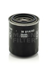 W 814/80 MANN Фильтр масляный двигателя (пр-во MANN)