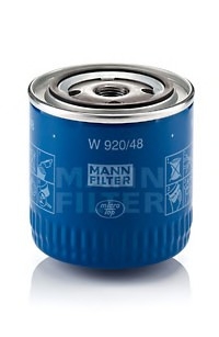 W 920/48 MANN Фильтр масляный двигателя NISSAN PATHFINDER, NAVARA 2.5 dCi 05- (пр-во MANN)