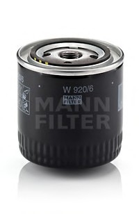 W 920/6 MANN Фильтр масляный двигателя CHRYSLER VOYAGER 2.5-3.8 88-08 (пр-во MANN)