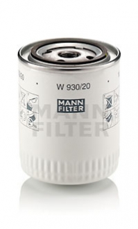 W 930/20 MANN Фільтр масляний двигуна LR RANGE ROVER I, II 75-02 (вир-во MANN)