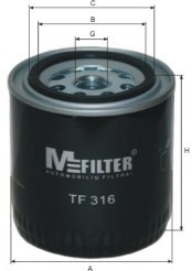 TF316 MFILTER Фільтр мастила